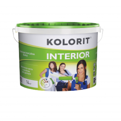 Kolorit Interior - Глубокоматовая водно-дисперсионная краска 3 л